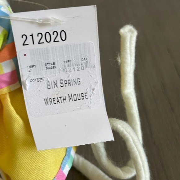 Annalee Dolls / Holidays Spring/Easter / 8” SPRING WREATH MOUSE - Picture 13 of 15